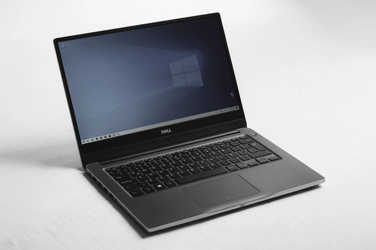 Computer repair — laptop being worked on